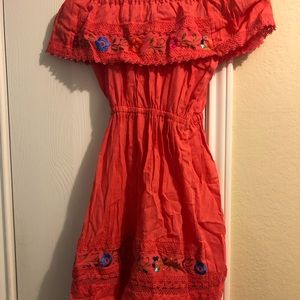 Little girls Mexican dress